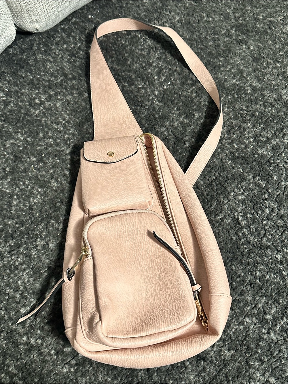 Poppy and Peonies blush pink slingback purse